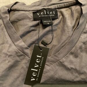 Velvet by Graham and Spencer Small v neck tee